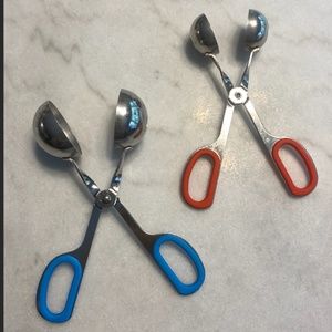 Meat Baller, Cookie Dough Scoop, Cake Pop Shapers, 2-Pack